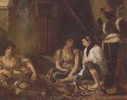 Eugene Delacroix Femmes d'Alger dans leur appartement (mk32) china oil painting artist